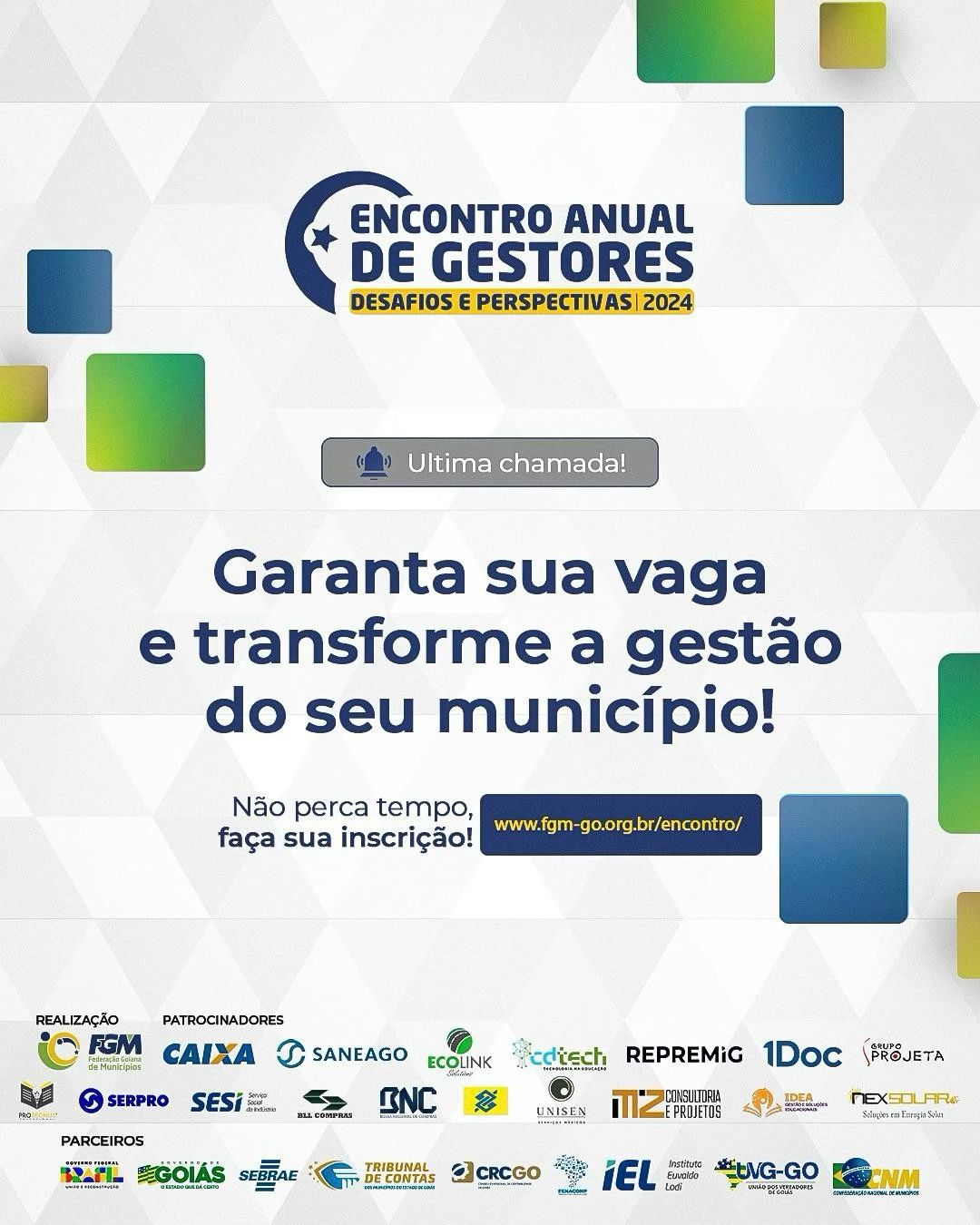 Encontro Anual de Gestores: Garanta sua vaga e transforme a gestão do seu município