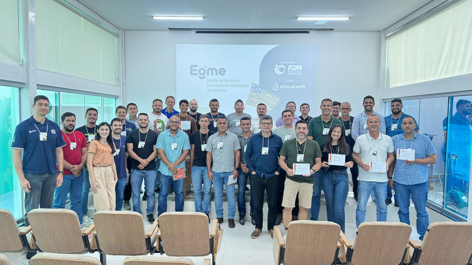 FGM realiza primeira edição da Escola Goiana de Formação de Gestores Municipais de Esportes