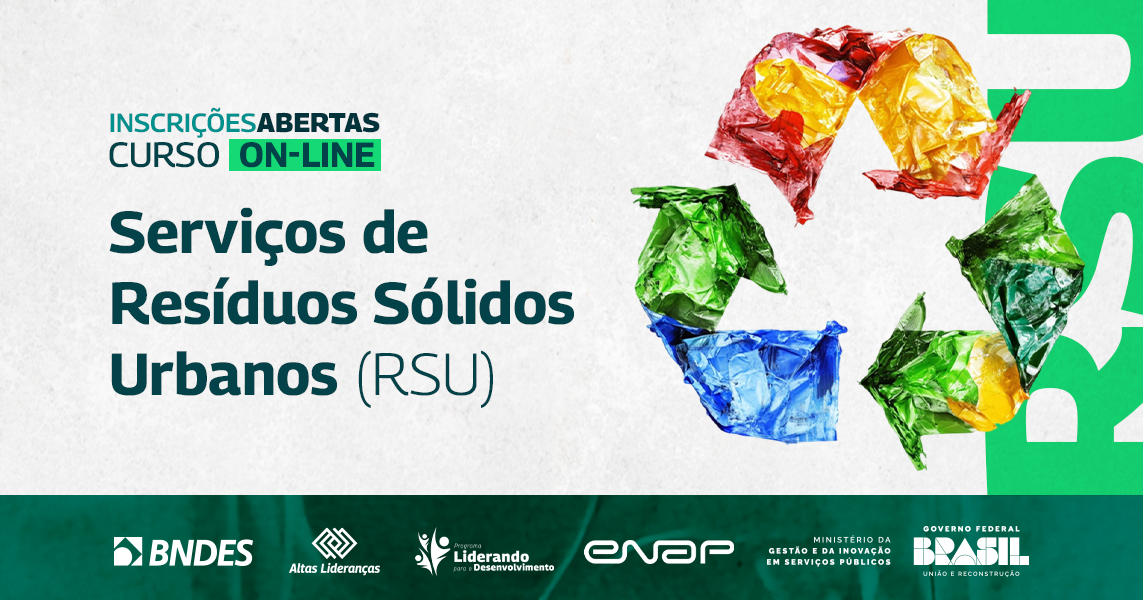 ENAP abre inscrições para curso gratuito sobre Resíduos Sólidos Urbanos voltado a gestores estaduais